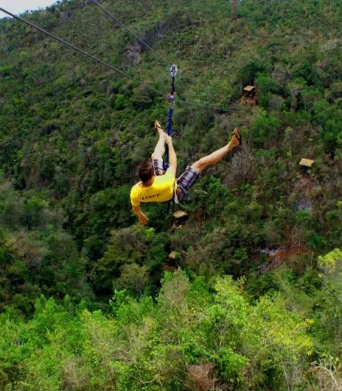 Ziplining